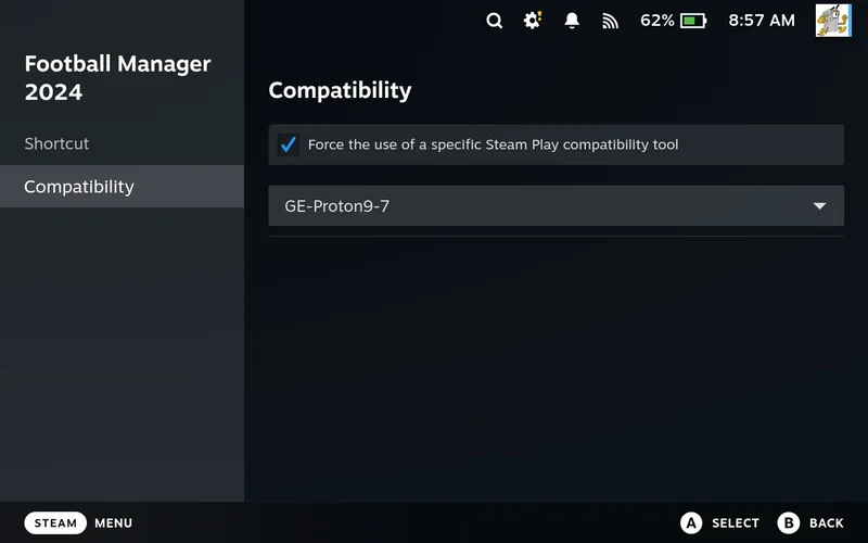 FM'24 Proton Version Screen