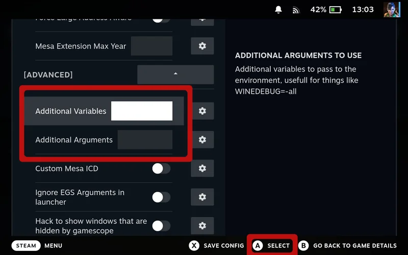 Decky Plugin Additional Variables
