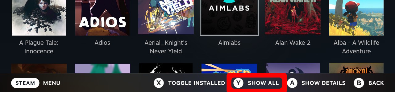 Tip of the Week: Missing the 'Press Y to Show All' Prompt