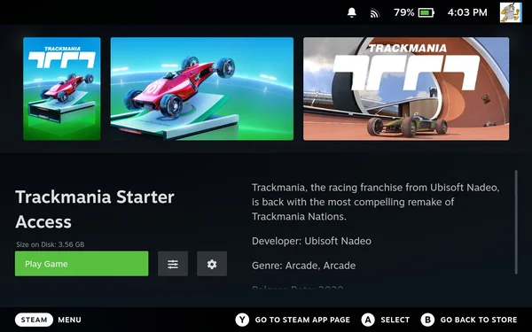 Trackmania Play Game